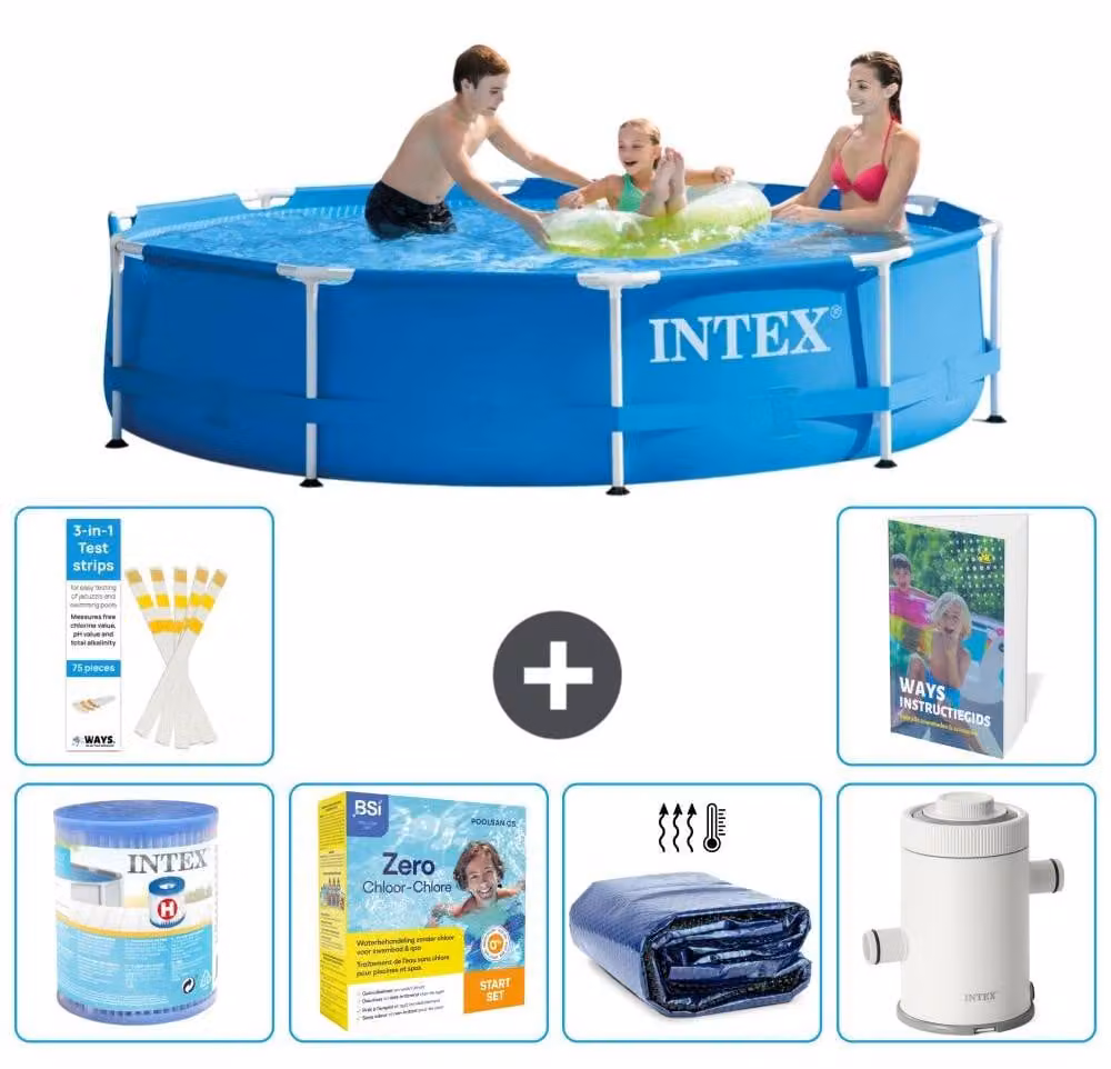 Piscina autoportante rettangolare - 305x76 cm - composta da 5 parti - modello S65