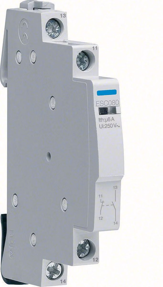 Hager ESC080 Relè di potenza Grigio 1 (ESC080)