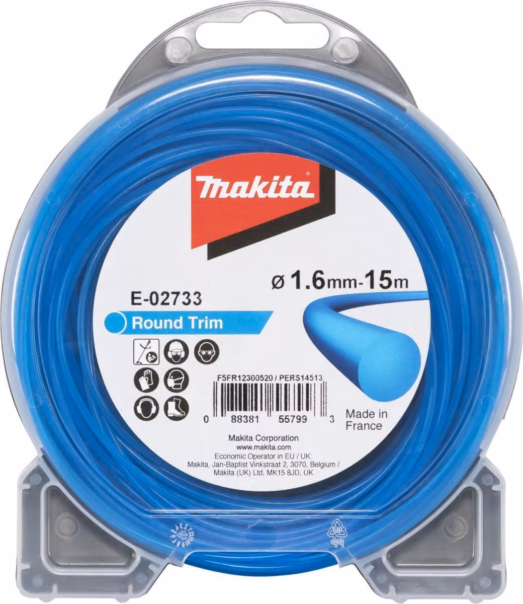 Makita E-02733 Filo per falciatura rotondo 1,6mmx15m