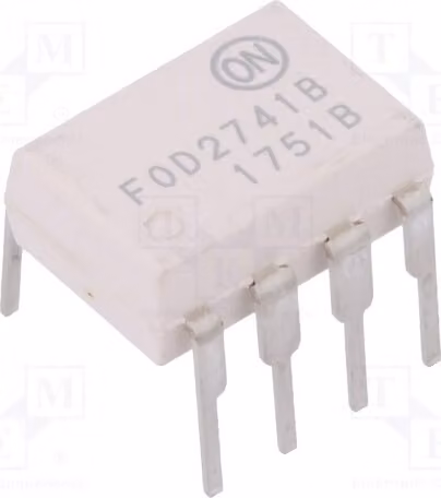 1 x Optoaccoppiatore, Canali: 1, Uce: 70V, FOD2741B, Optoaccoppiatore - uscita, per montaggio su circuito stampato