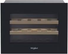 Cantinetta da incasso Whirlpool WHW45S2B Black per 19 bottiglie, Classe F, L: 60 cm