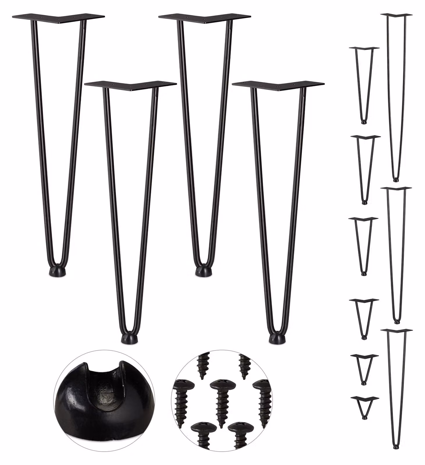 Set di 4 fermagli per progetti di tavoli e sedie