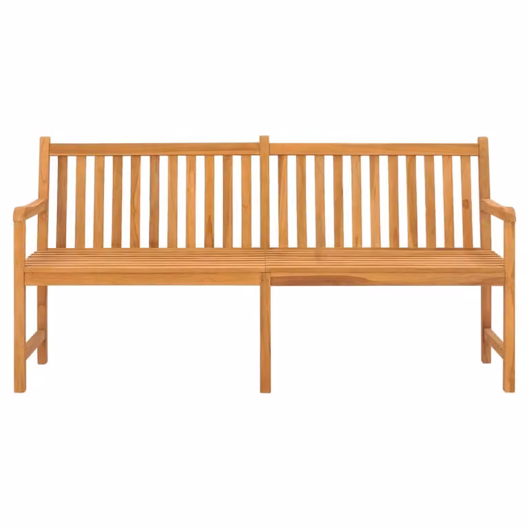 Panchina da Giardino 180 cm in Legno Massello di Teak