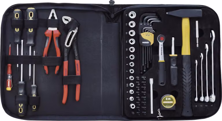 Proxxon Universal Werkzeugtasche Handwerkzeug-Set mit Textiltasche