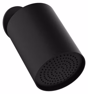 Herzbach LIVING SPA Doccia a pioggia da parete SPOT 102x136 mm Mono Nero opaco