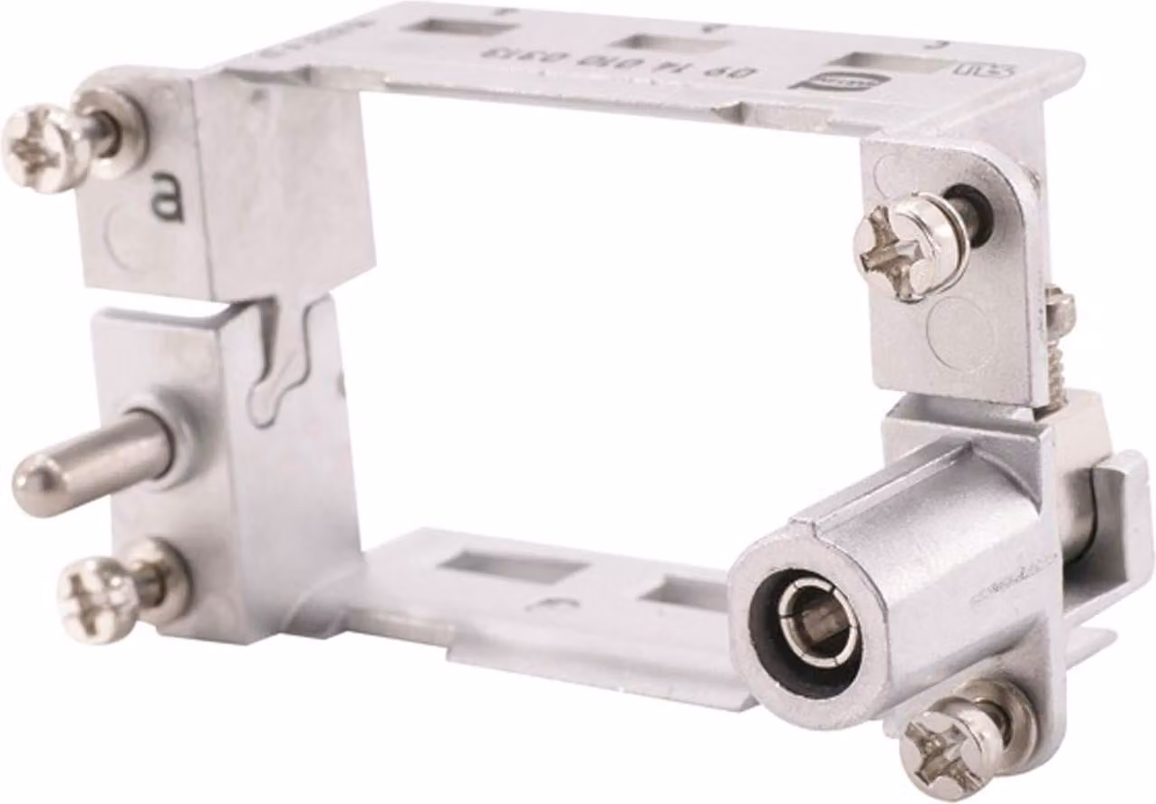Telaio angolare HARTING, serie 10B, con connettore femmina, per cavi PE con sezione da 1 mm² a 2,5 mm² / 4 mm² a 10 mm²