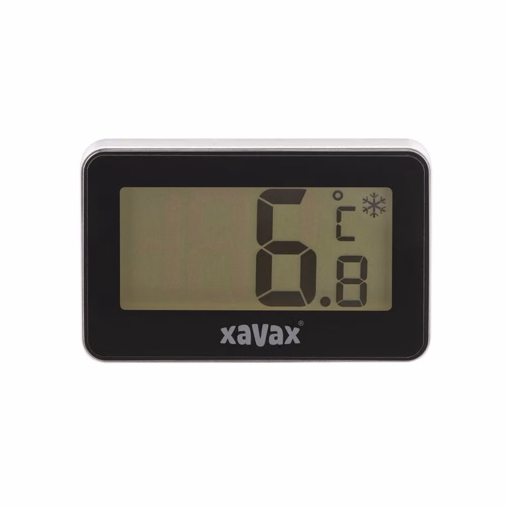 XAVAX Termometro Digitale per Frigorifero Congelatore Nero