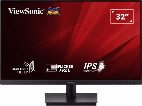 Monitor PC Viewsonic VA3209-2K-MHD da 32 pollici, Pannello IPS Quad HD 2560 x 1440 pixel, Nero