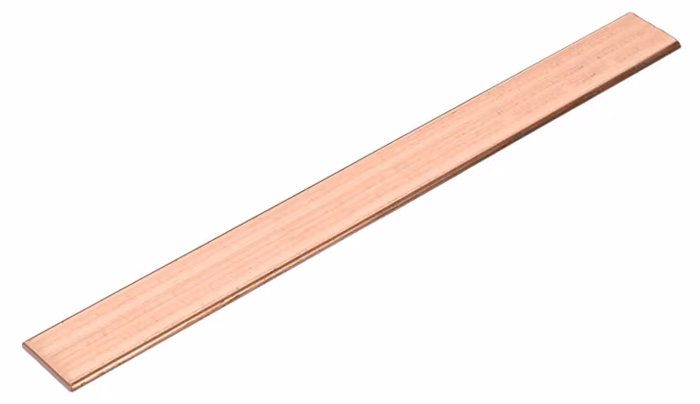 Barra piatta in rame C110, dimensioni 3x25x230 mm, 1 pezzo