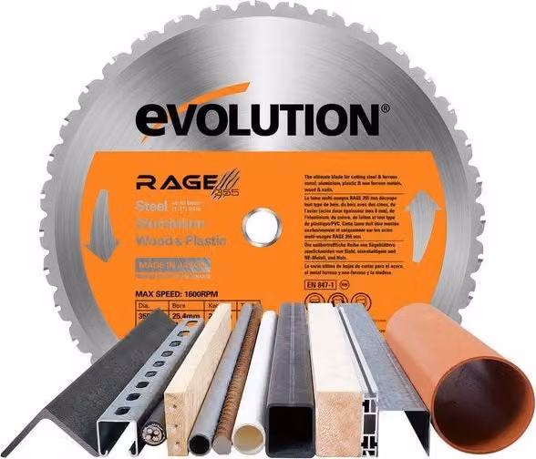 Lama multiuso Evolution Lamrage2 da 355 mm
