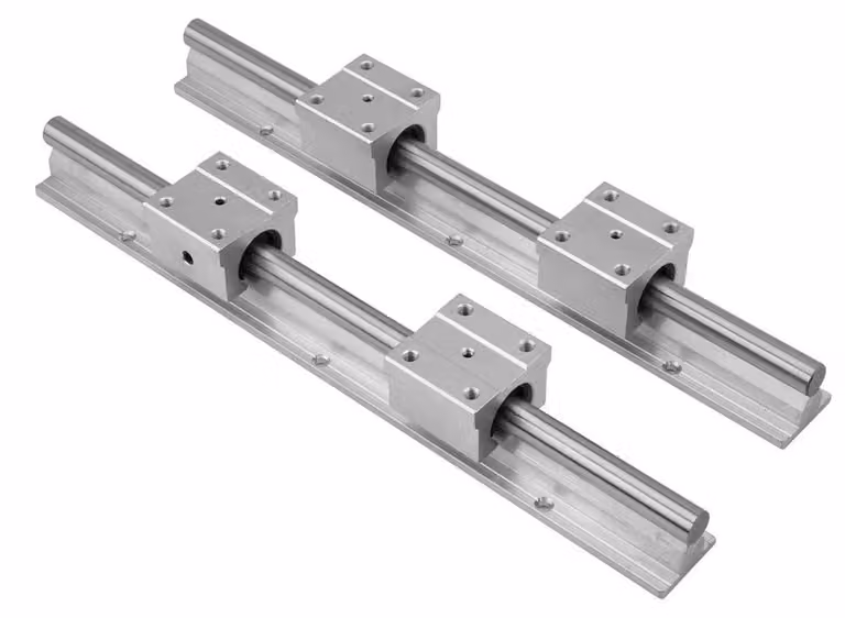 Guida lineare - Sistema di bloccaggio SBR12 - Robusta e duratura - 30 cm - Blocco scorrevole e elevata resistenza - Adatta per fresatura CNC e...