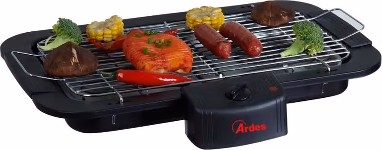 Barbecue Ardes AR1B01 Bistecchiera Elettrica 2200 W Nero Cromo