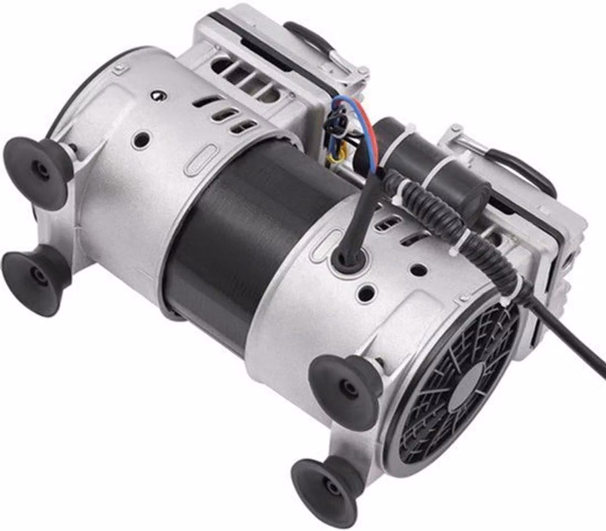 Pompa a vuoto industriale da 550W, realizzata in lega di alluminio, per esperimenti di tenuta del gas in argento