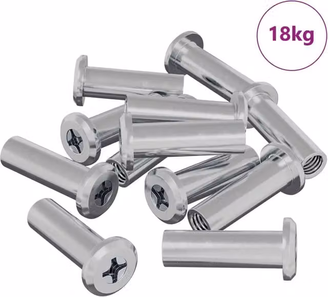 Dado a bloccaggio CFW9838635 in acciaio inossidabile argento – 1