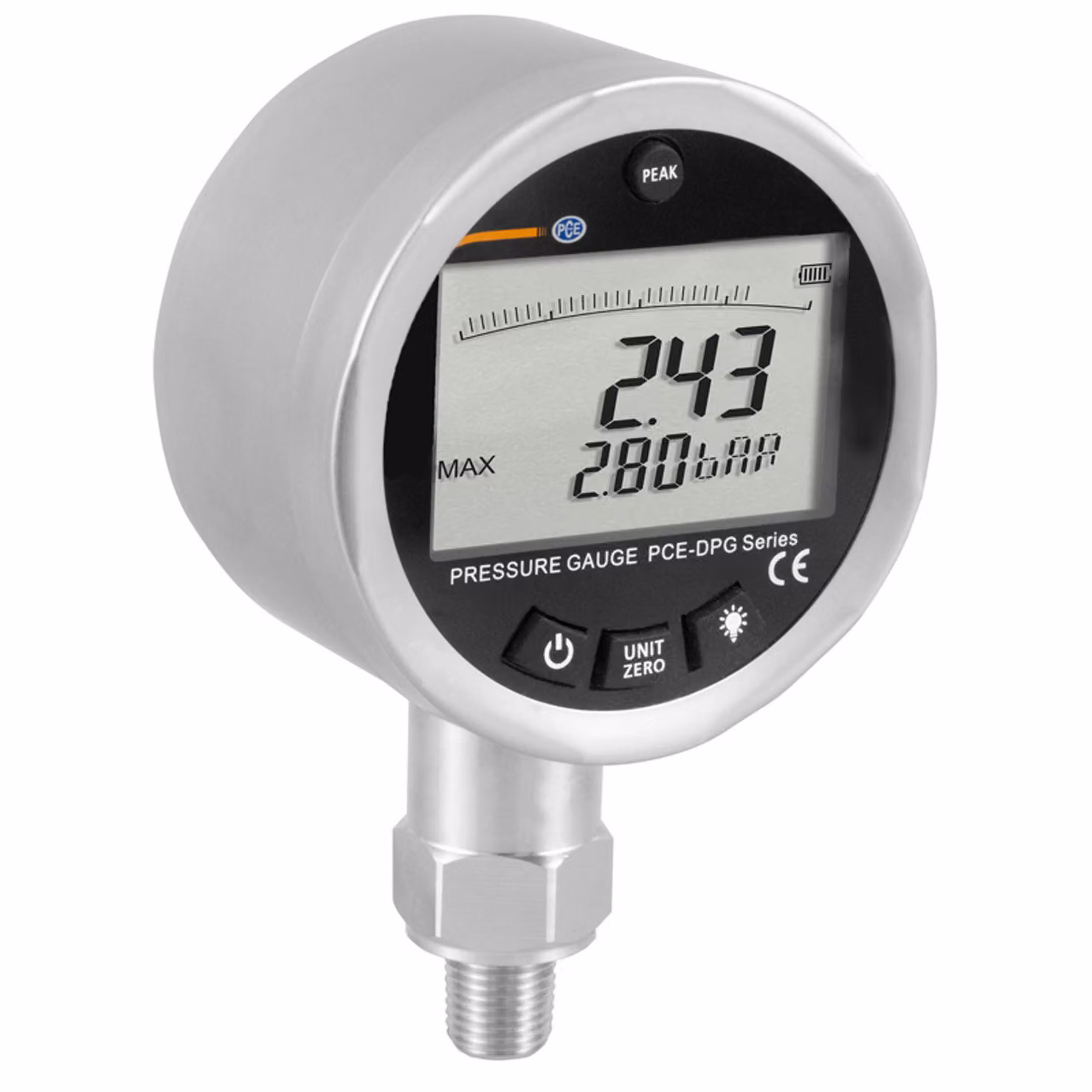 PCE Instruments PCE-DPG 3: Sensore di pressione per acqua e gas
