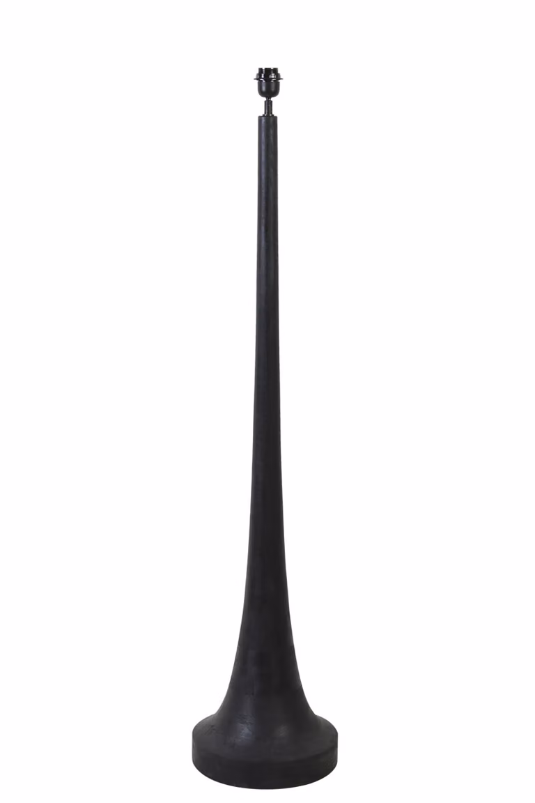 Lampada da terra - nero - Jovany - legno - apparecchio singolo - E27 - 7038812 - Light & Living