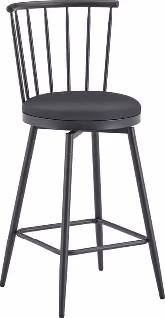 Sgabello da Bar in Metallo stile Windsor con Seduta Imbottita per Cucina e Bar Altezza Bancone