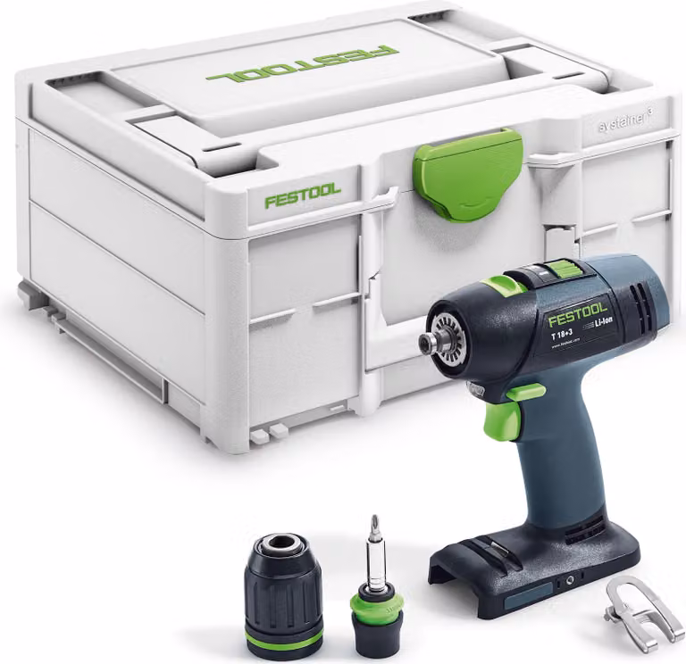 Trapano avvitatore a batteria Festool T 18+3-Basic | 576448