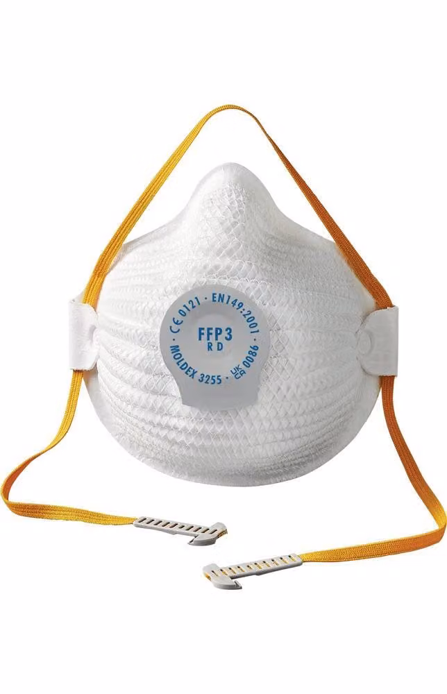 Maschera respiratoria Moldex AIR 325501 FFP3 / V NR D con valvola di espirazione pieghevole - 325501