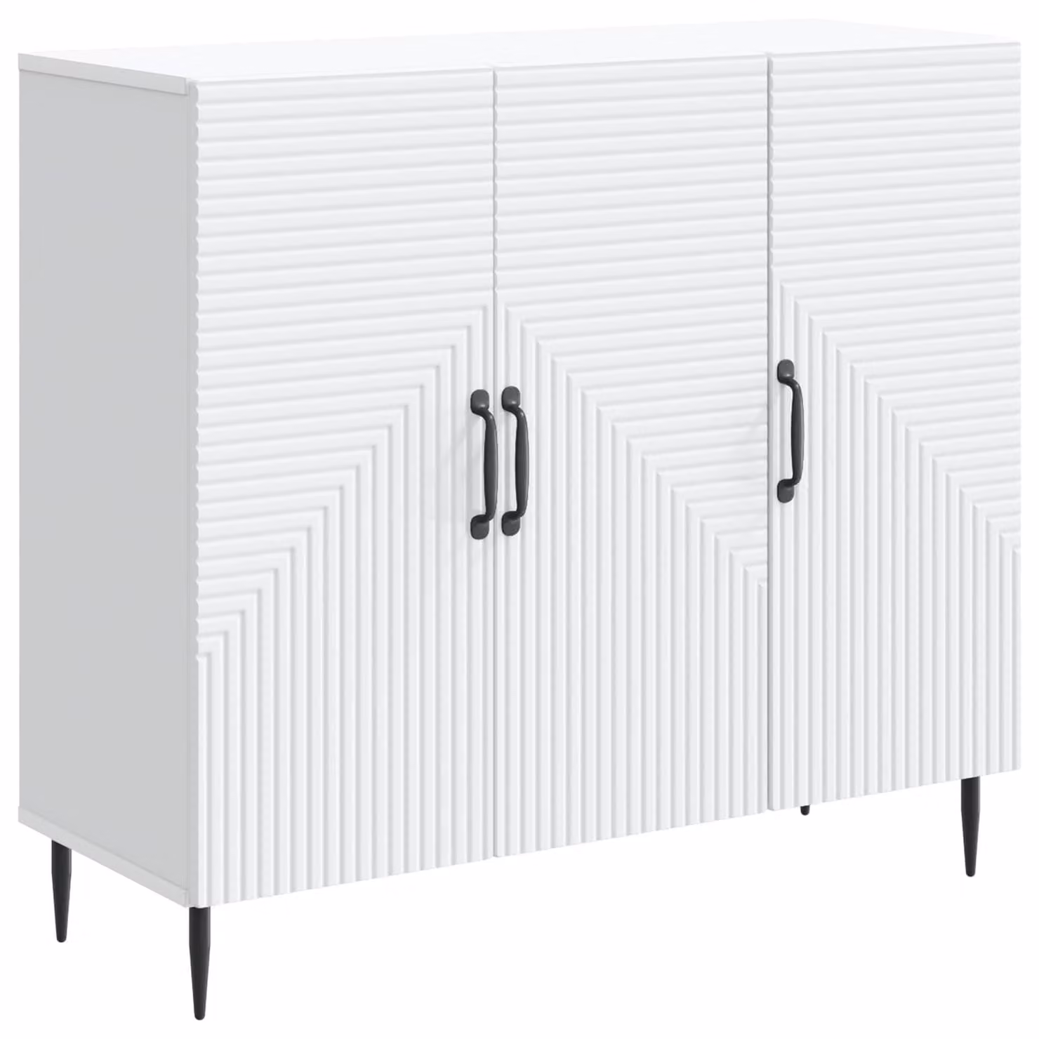 Credenza Bianco 89 x 34,5 x 80 cm Legno ingegnerizzato