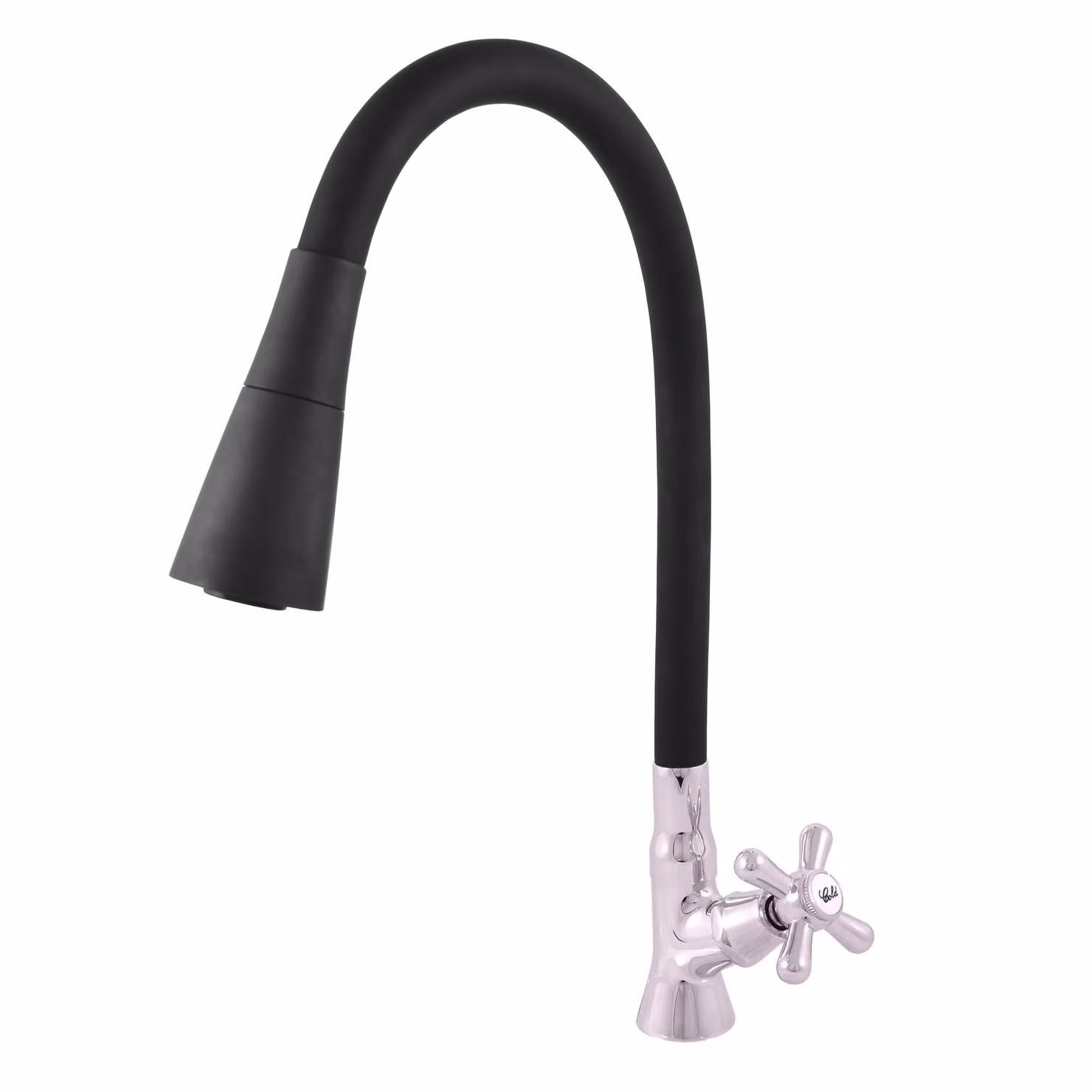 RAV Slezák Slezák Rav MK194/13 Miscelatore monocomando per lavabo con braccio flessibile Colore: cromo/nero