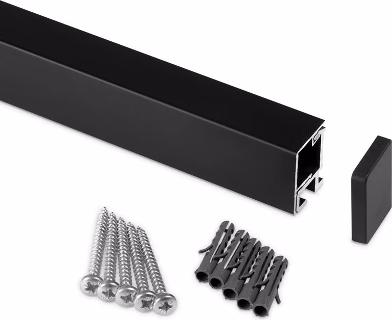 Kesseböhmer Profilo in alluminio stile Linero 1800 mm nero