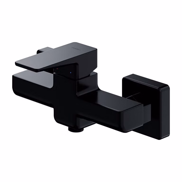 Omnires PARMA PM7440BL Miscelatore per doccia, nero opaco