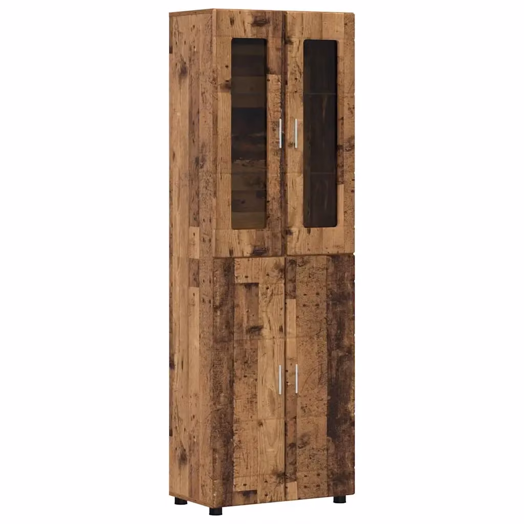 vidaXL Credenza FLORIN in legno vecchio marrone L: 60 cm, P: 35 cm, H: 182 cm – 2