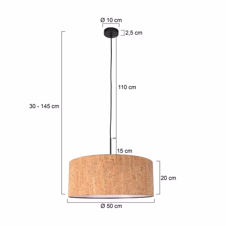 Steinhauer Lampada a sospensione Sparkled Light, dimmerabile, Marrone / Ruggine, Soggiorno / Sala da pranzo, Metallo, Moderno, Lampada a sospensione