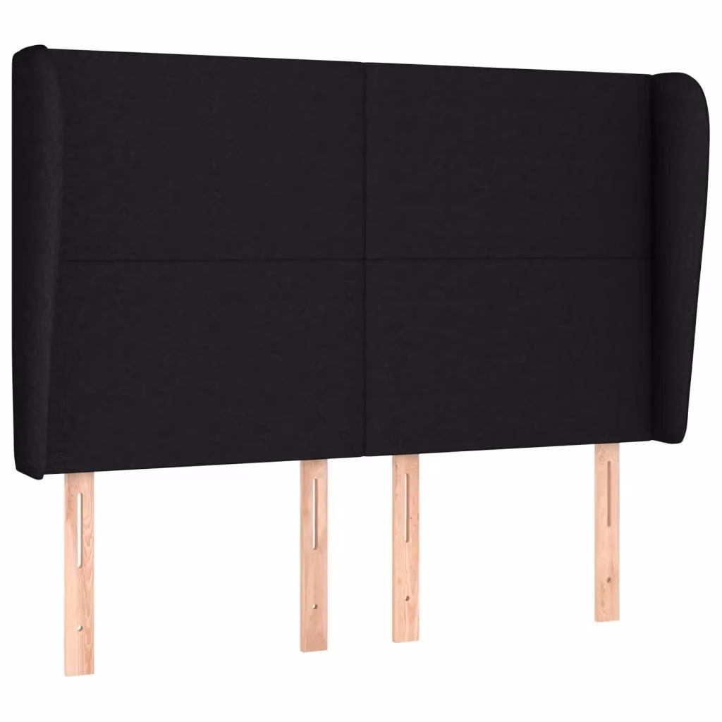 Testiera con Orecchie Design Mania in Tessuto Nero L: 147 cm, P: 23 cm, H: 118/128 cm – 2