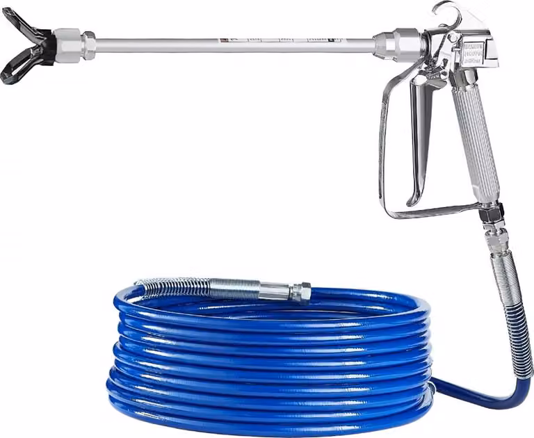 Set di tubi flessibili per pistola a spruzzo airless ad alta pressione 3600PSI - Con aste di prolunga - Attrezzatura di verniciatura per uso professionale