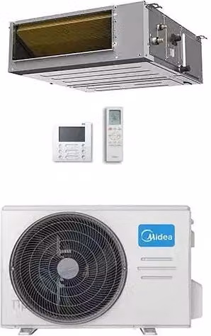 Condizionatore Canalizzato Midea A7 12000 Btu MTJ-12HWFNX(GA) Bianco con Wi-Fi Integrato, Telecomando e Comando a Filo