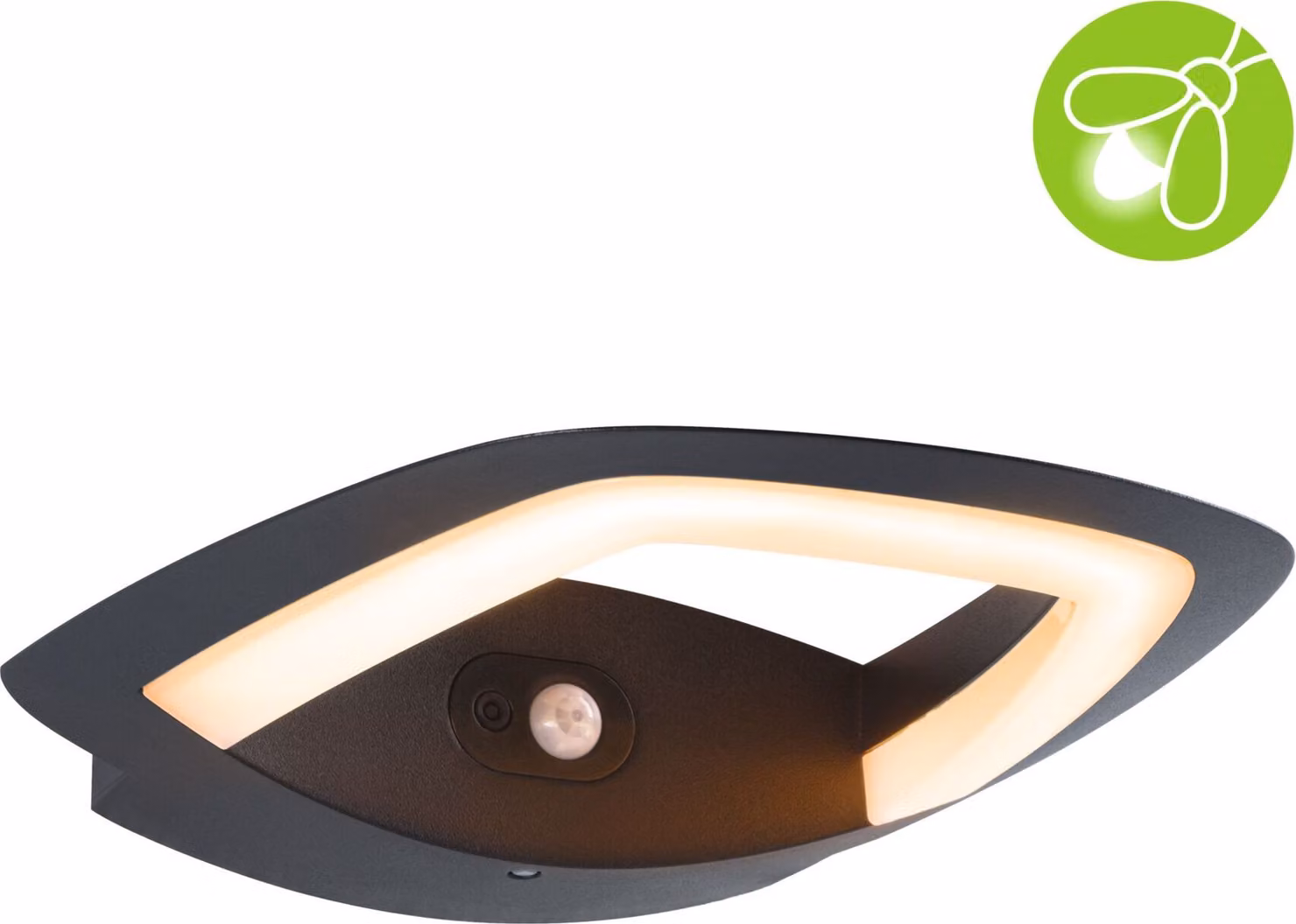 Paulmann Lampada da parete per esterni a LED Akena Rilevatore di movimento crepuscolare (IR) amico degli insetti