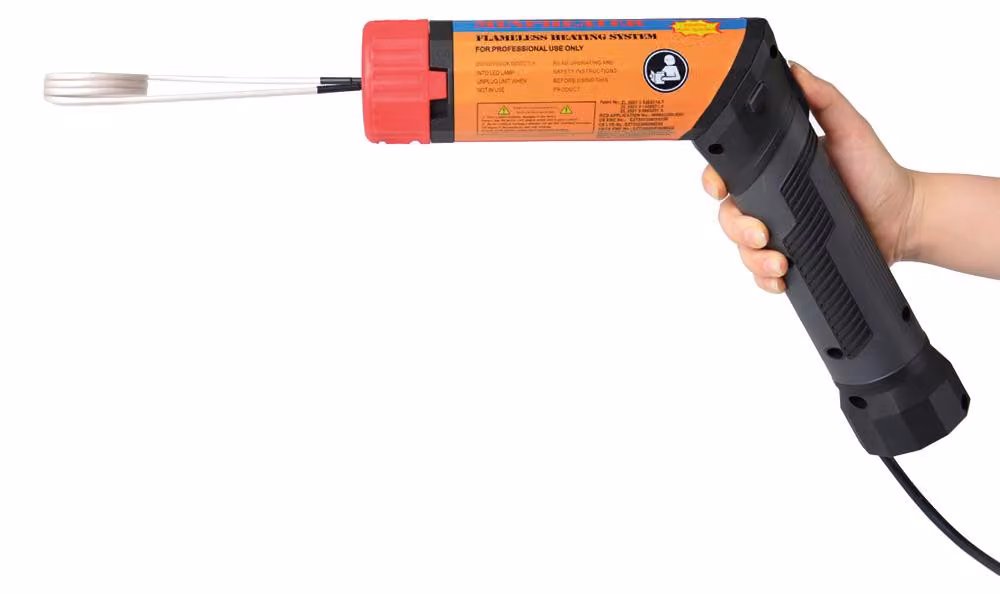 Riscaldatore a induzione portatile da 1100 W - Riscaldamento a induzione magnetica - Temperatura: 800°C - 8 bobine - Utensile per la riparazione di automobili