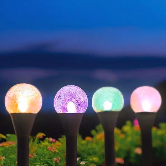 Set da 20 luci LED solari da giardino - Illuminazione decorativa per esterni