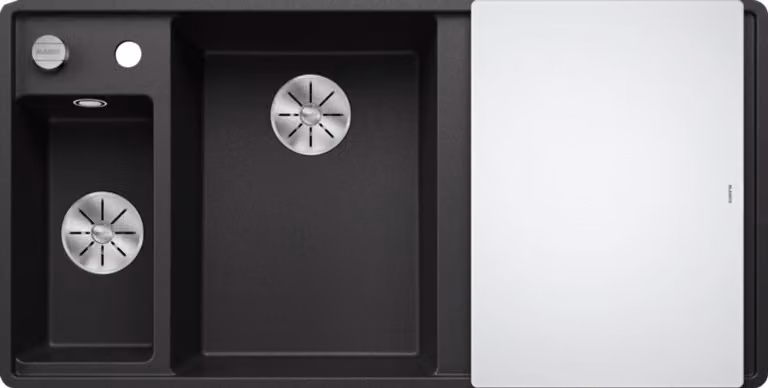 BLANCO AXIA III 6 S-F SILGRANIT nero