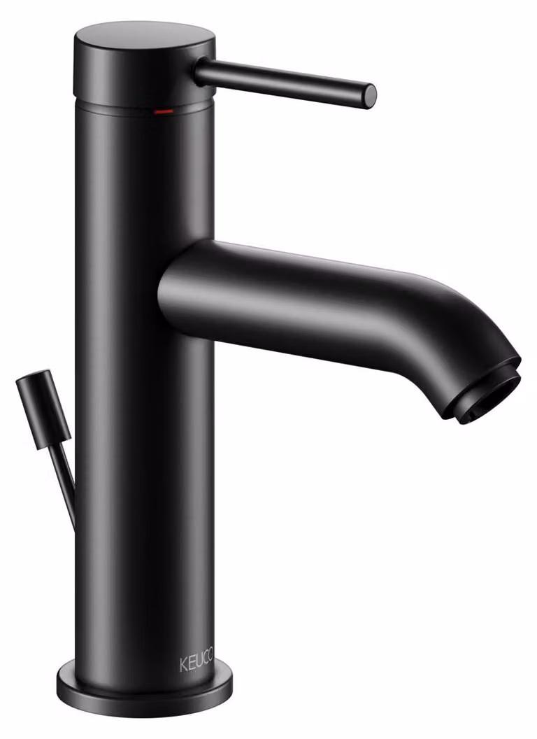KEUCO IXMO Soft Mitigeur monocommandé pour lavabo 100, avec vidage à tirette, saillie 114mm, 59502372000, 59502372000