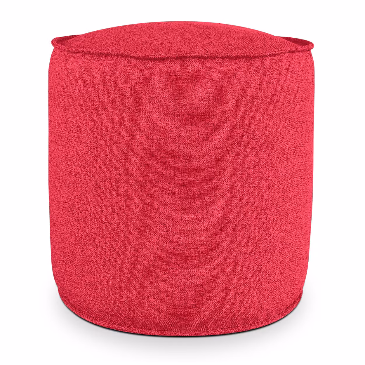 Pouf Rotondo da Interno & Esterno Piuma XL Rosso