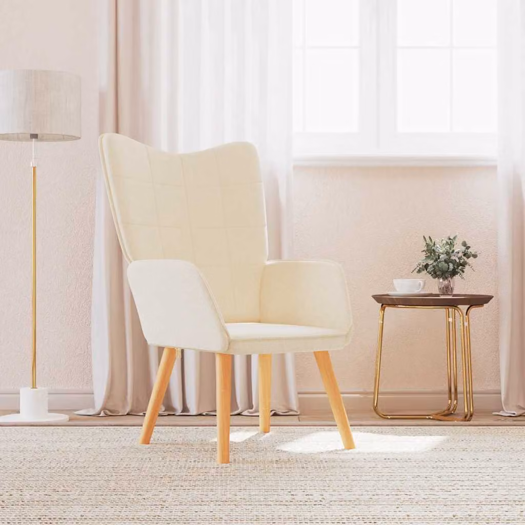 Maison Exclusive - Poltrona relax in tessuto color crema