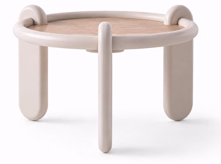 Tavolino ausiliario, stile moderno, colore bianco, pratico, comodo, nuovo, ideale per il soggiorno
