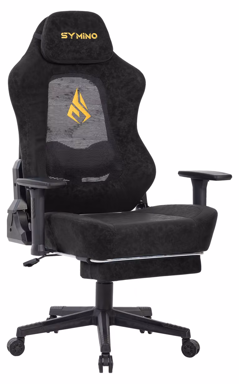 Sedia ergonomica da ufficio - Sedia da ufficio - Sedia da gaming - Sedia girevole - Sedia da lavoro - Con poggiapiedi e supporto lombare