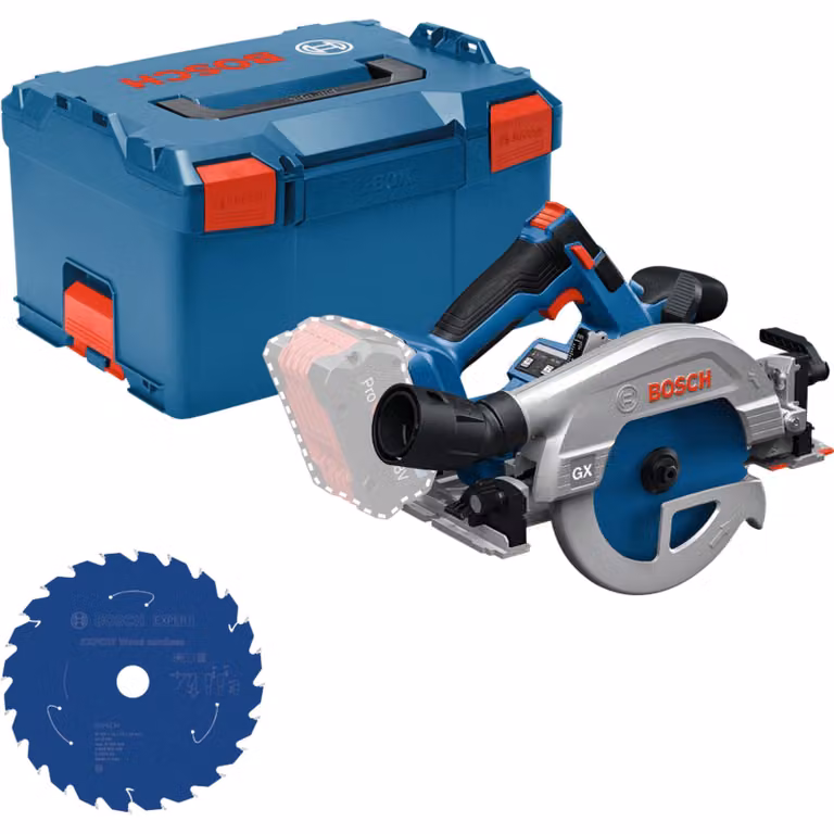 Bosch GKS 18V-57-2 GX Professional Sega circolare a batteria 18 V 165 mm ( 0615A500DZ ) Brushless + L-Boxx - senza batteria, senza caricabatterie