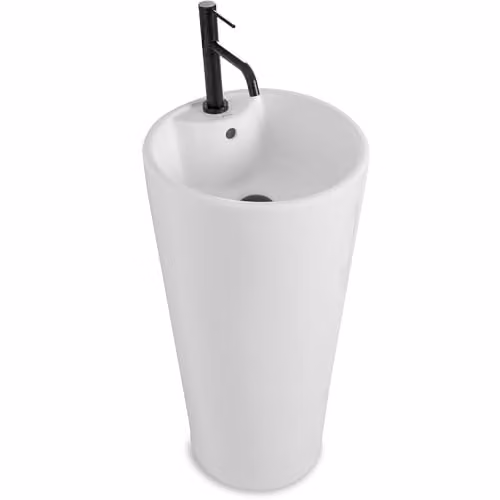 Rea - Lavabo Freestanding Blanka Lavabo Bagno 40 X 40 X 85 cm Ceramica (Bianco)