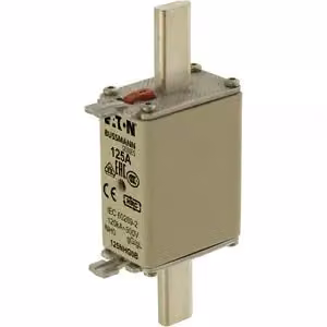 Inserto fusibile Eaton, bassa tensione, 80 A, CA 500 V, 120 kA, NH0, gL/gG, IEC, doppio indicatore di stato, linguetta di presa sotto tensione 80NHG0B