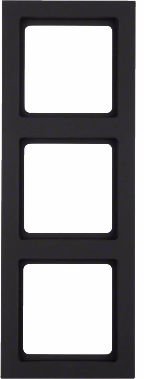 Cornice Berker, Q.3, tripla, antracite, velluto, 1 pz.