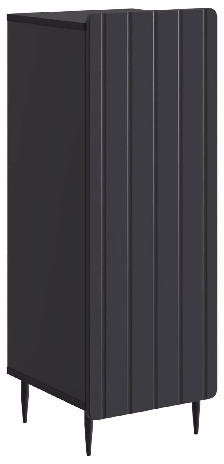 Credenza Nero 34,5 x 33 x 92 cm Legno ingegnerizzato