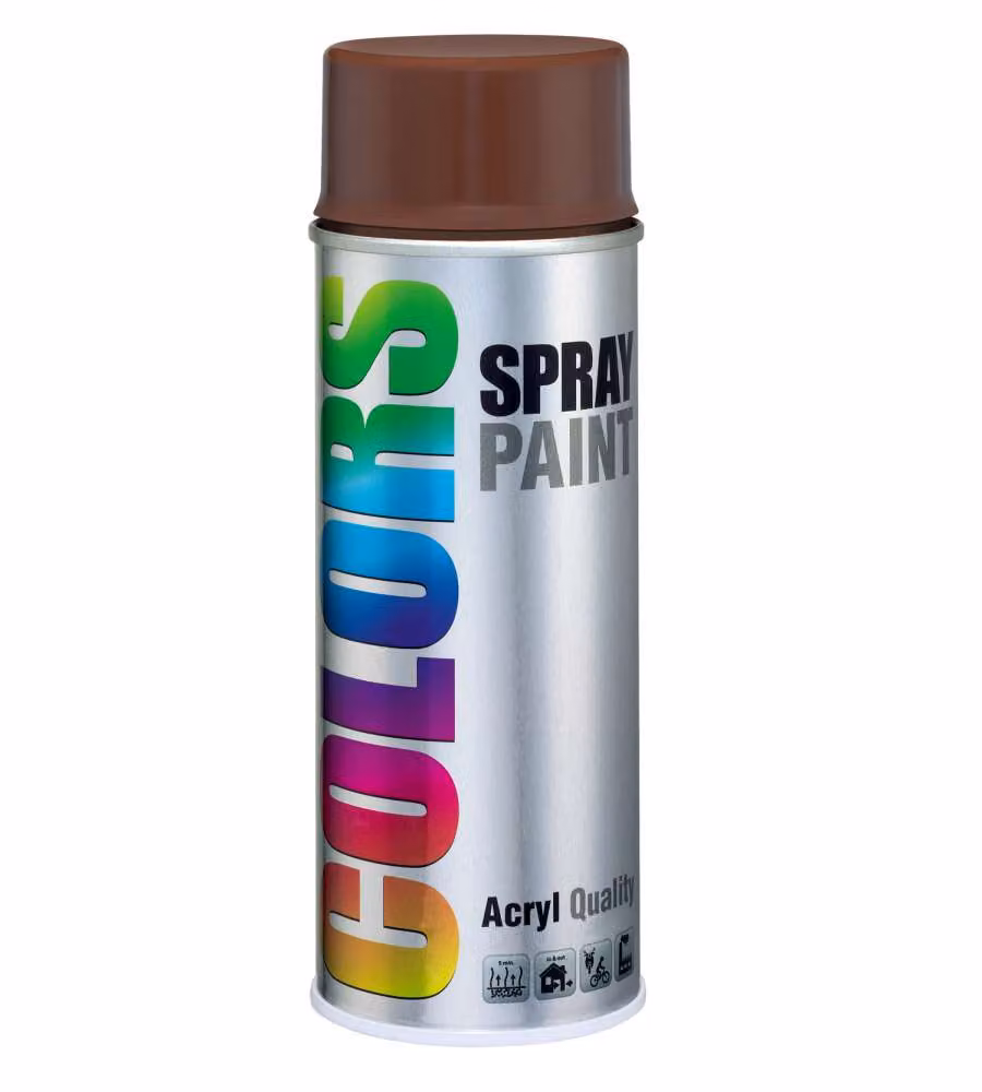 Smalto acrilico COLORS RAL 8011 MARRONE NOCE 400 ML