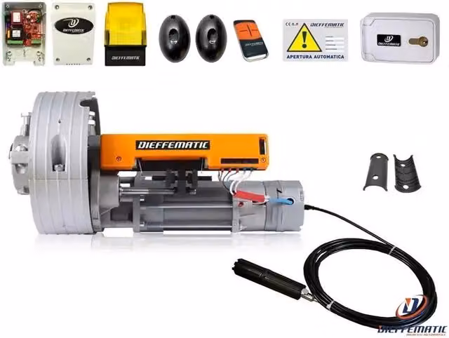 Kit motore con freno per serranda Dieffematic compatibile con FAAC BFT ACM fino a 180kg asse 48 60 dfm