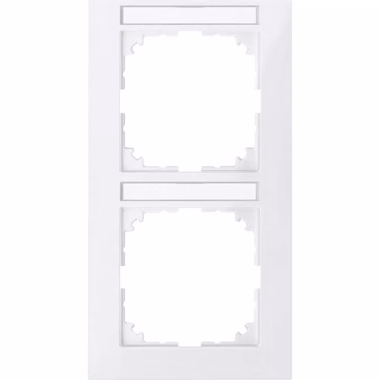 MERTEN MEG4022-3619 Cornice doppia M-Pure bianco polare