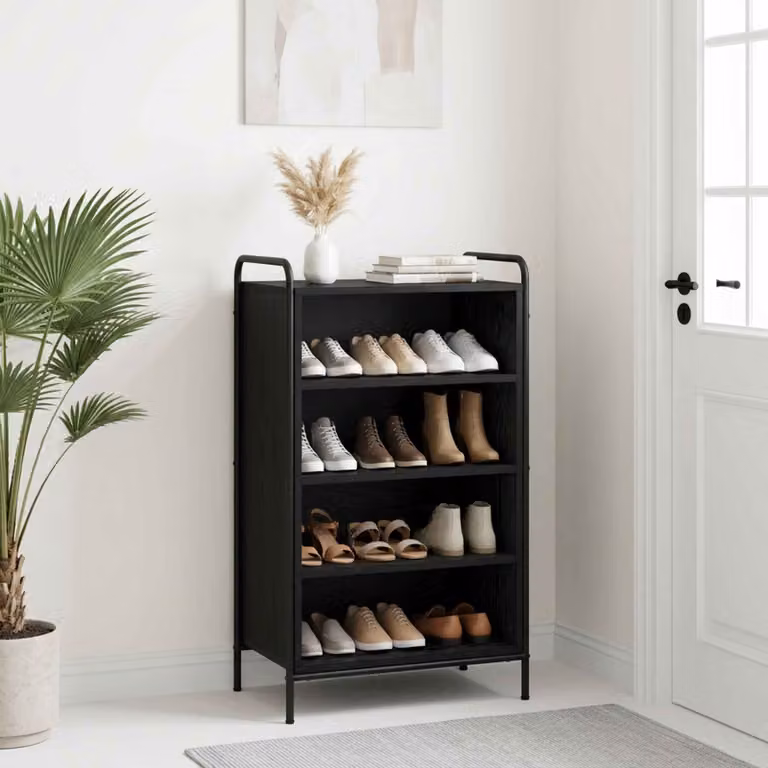 vidaXL Mobile per scarpe 51 x 36,5 x 93 cm Legno ingegnerizzato